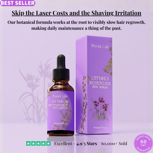 Cyperus Rotundus Oil for Hair Reduction