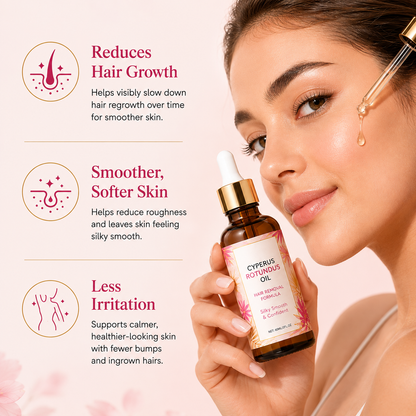 Cyperus Rotundus Oil for Hair Reduction
